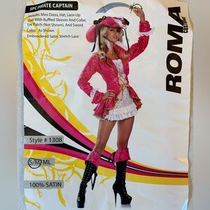 Roma Pink Pirate Costume